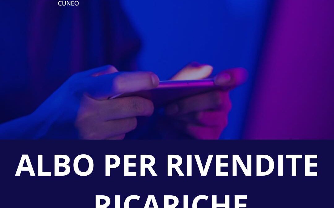 Albo per rivendite ricariche gioco online