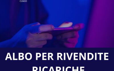 Albo per rivendite ricariche gioco online