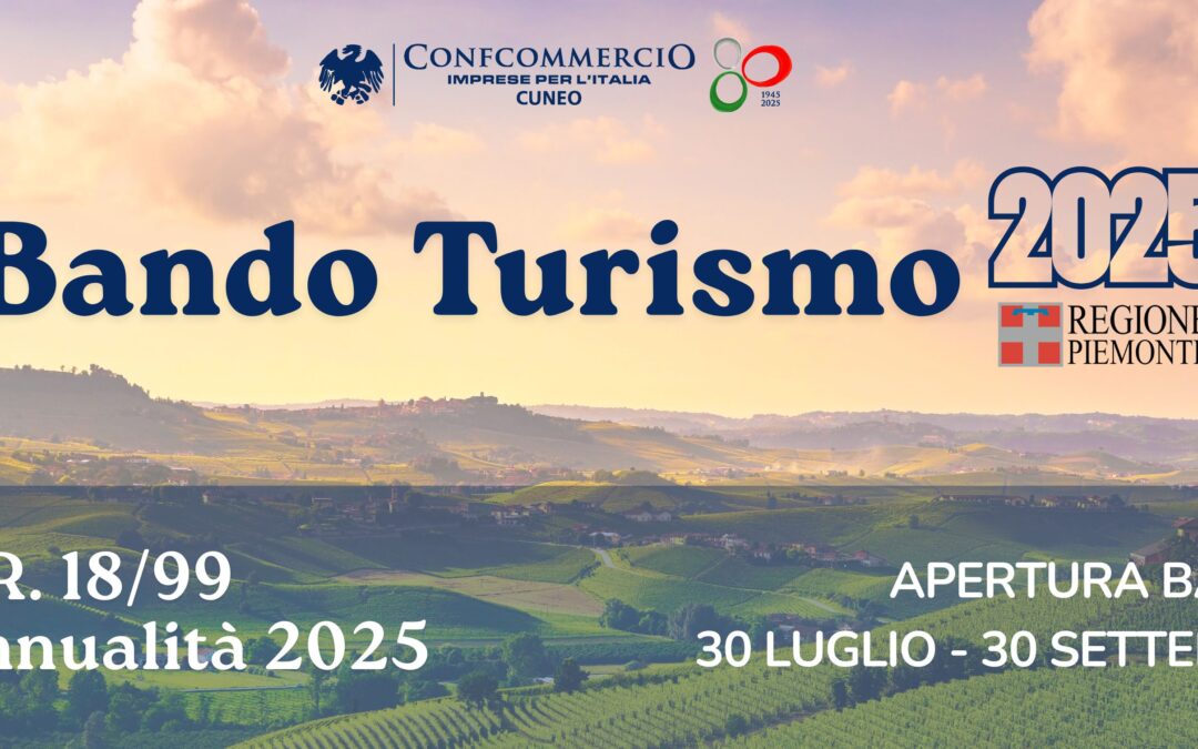 Bando Turismo 2025