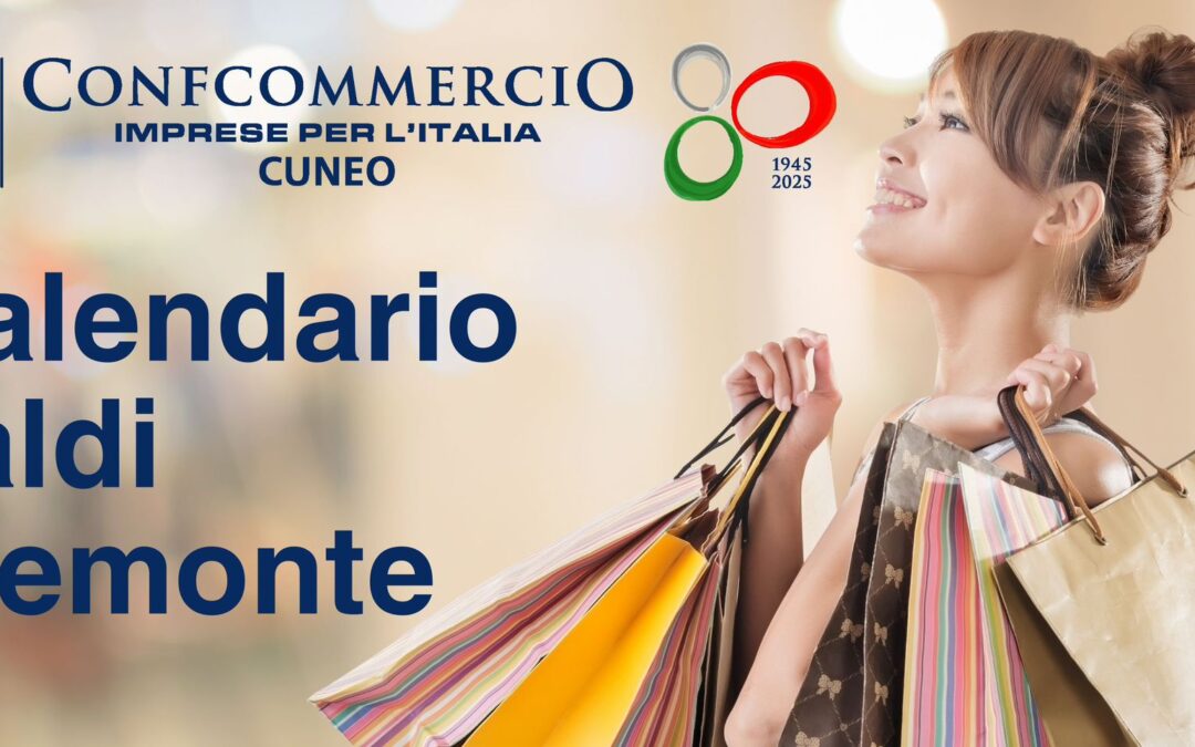 Avvio saldi 2026 – indicazioni Regione Piemonte