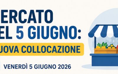 Spostamento del mercato di venerdì 5 giugno 2026